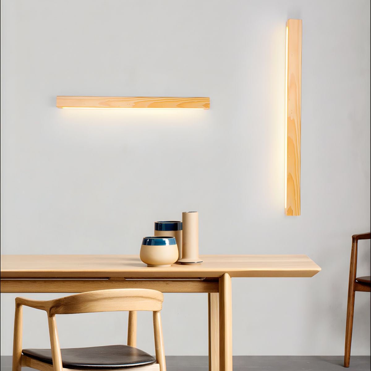 Arlo Linear Wood Wall Light - Lamp Outdoor