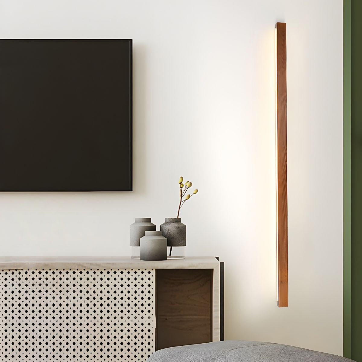 Arlo Linear Wood Wall Light - Lamp Outdoor