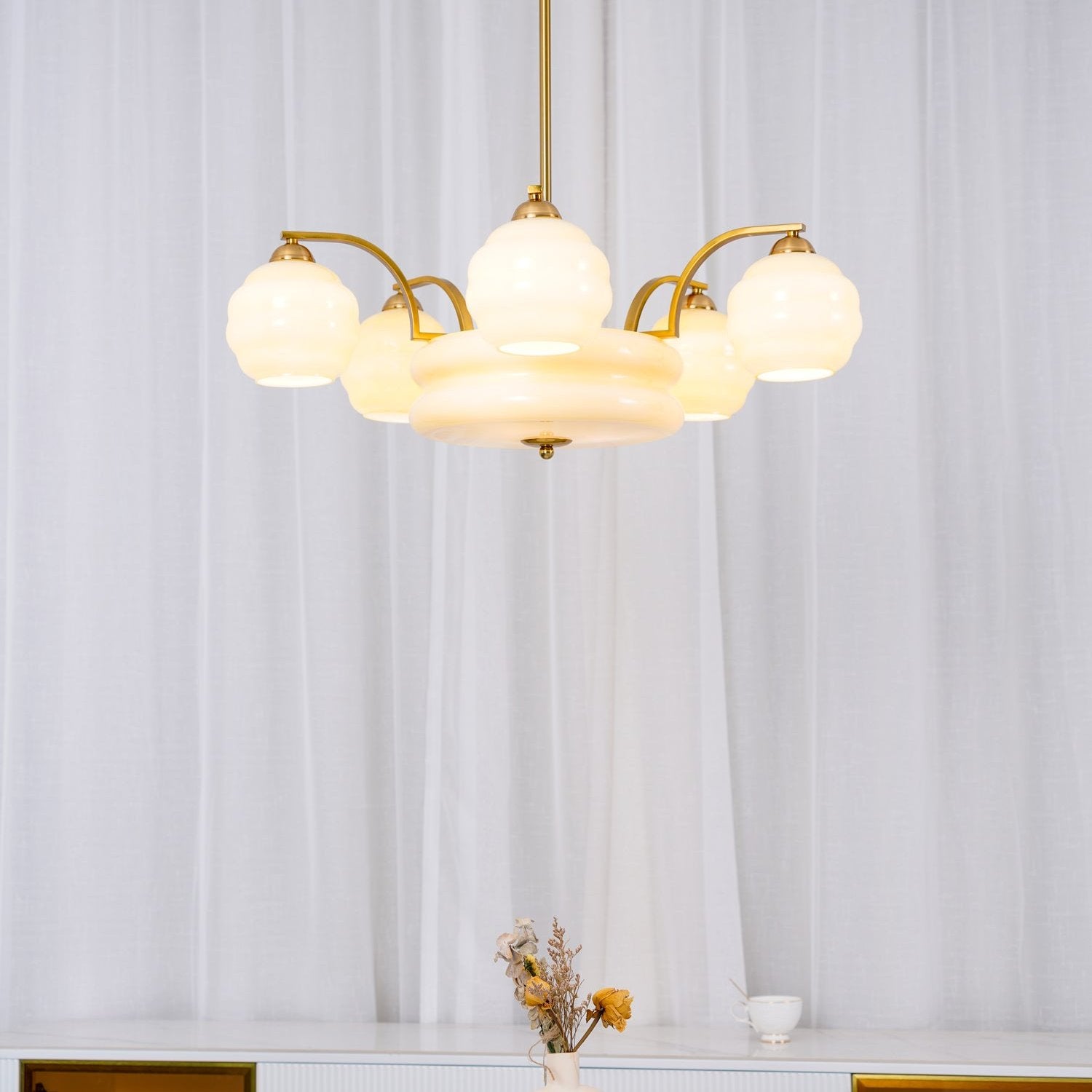 Art Deco Vintage Chandelier - Lamp Outdoor
