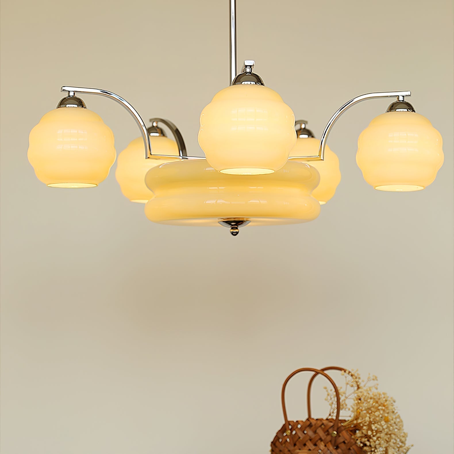 Art Deco Vintage Chandelier - Lamp Outdoor