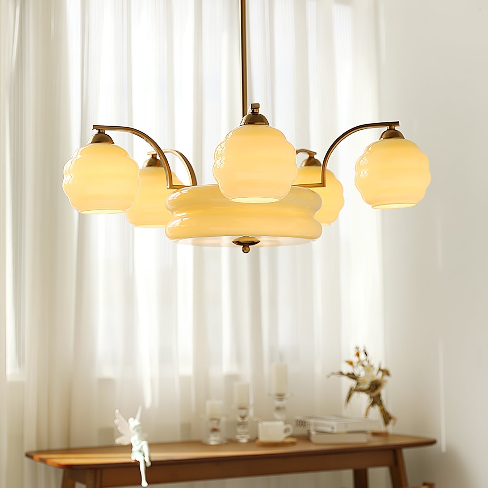 Art Deco Vintage Chandelier - Lamp Outdoor