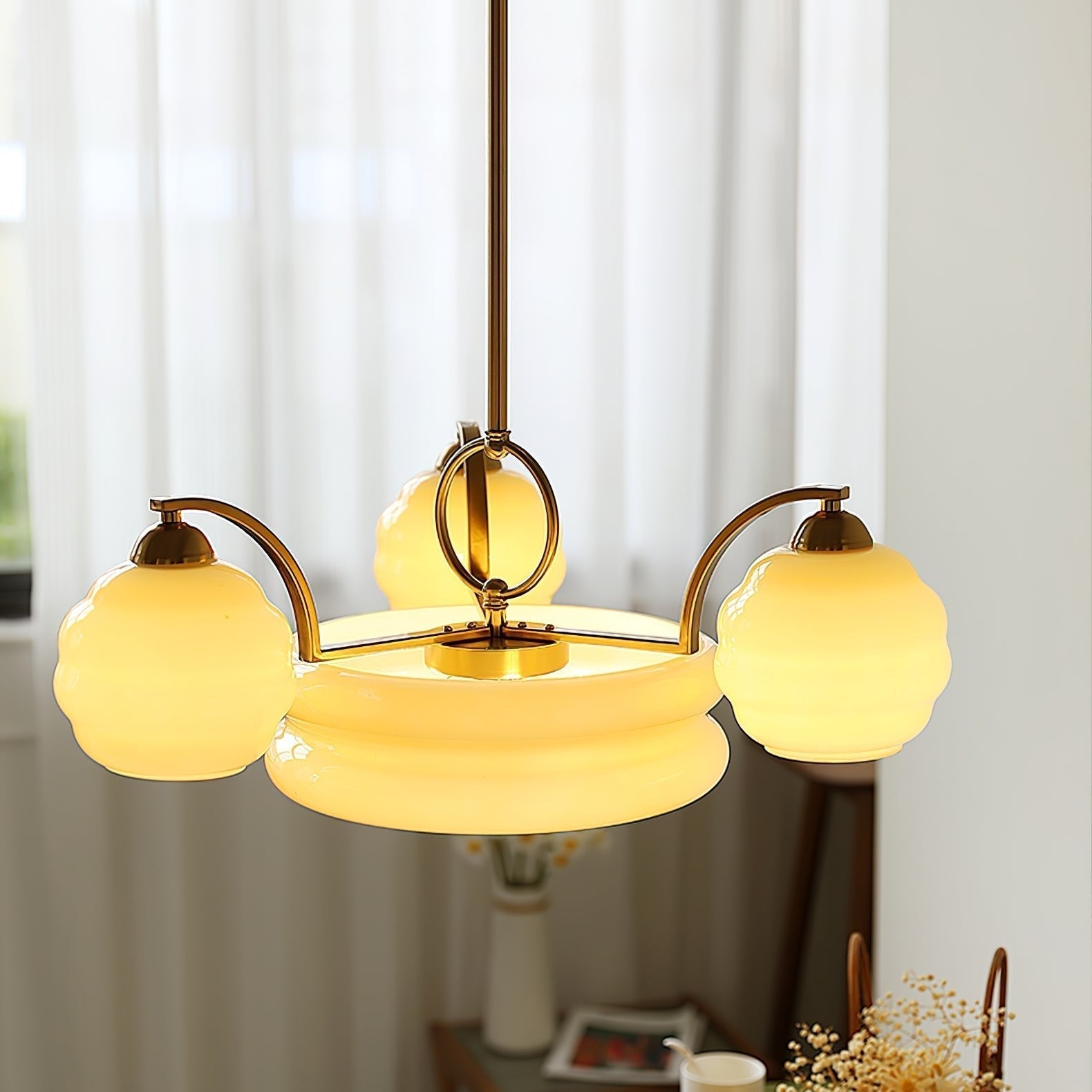 Art Deco Vintage Chandelier - Lamp Outdoor