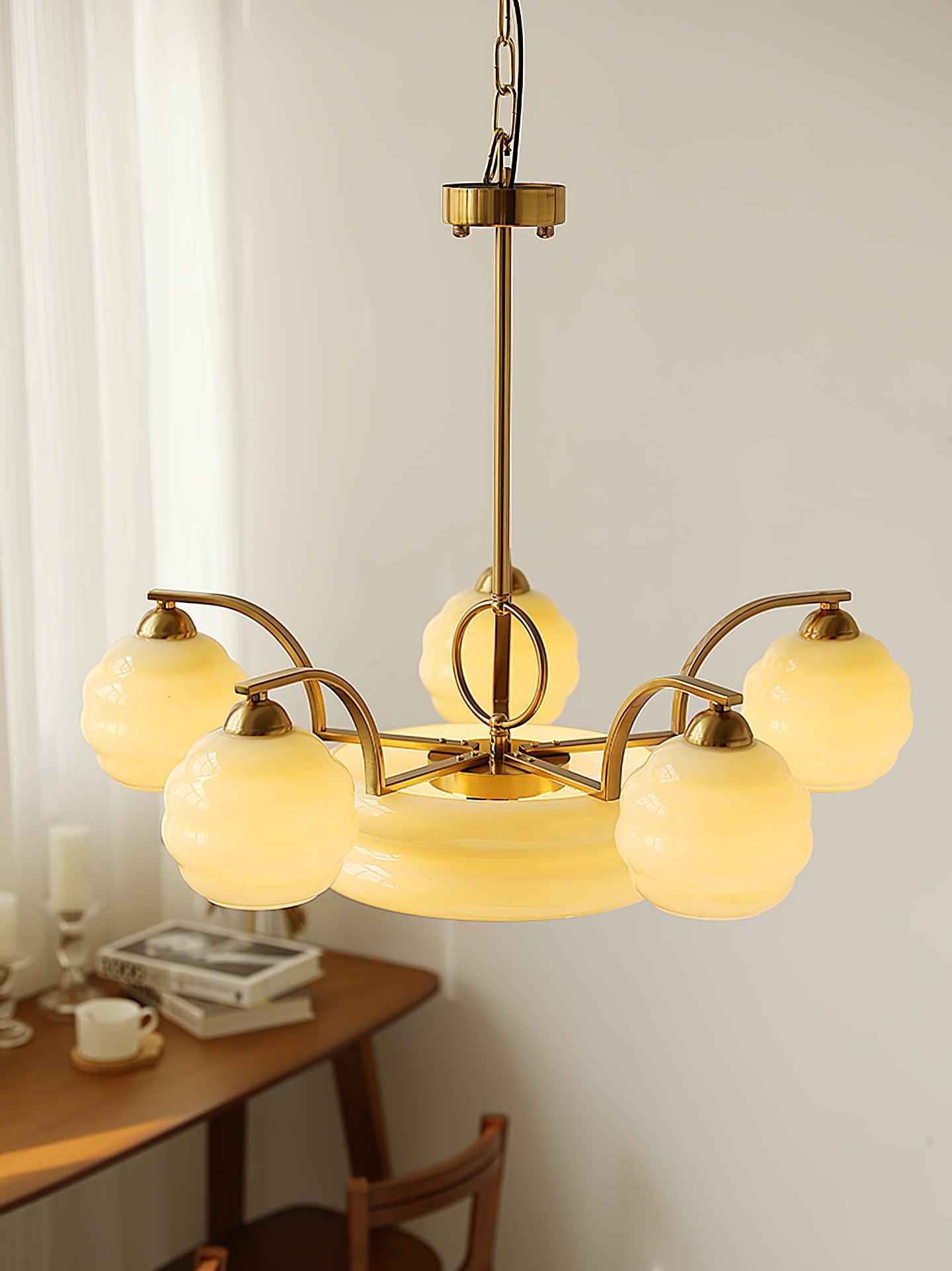 Art Deco Vintage Chandelier - Lamp Outdoor