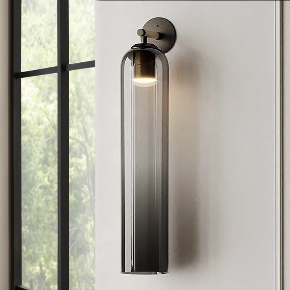 June Glass Indoor Wall Lamp Cylindrical - Lamp Outdoor