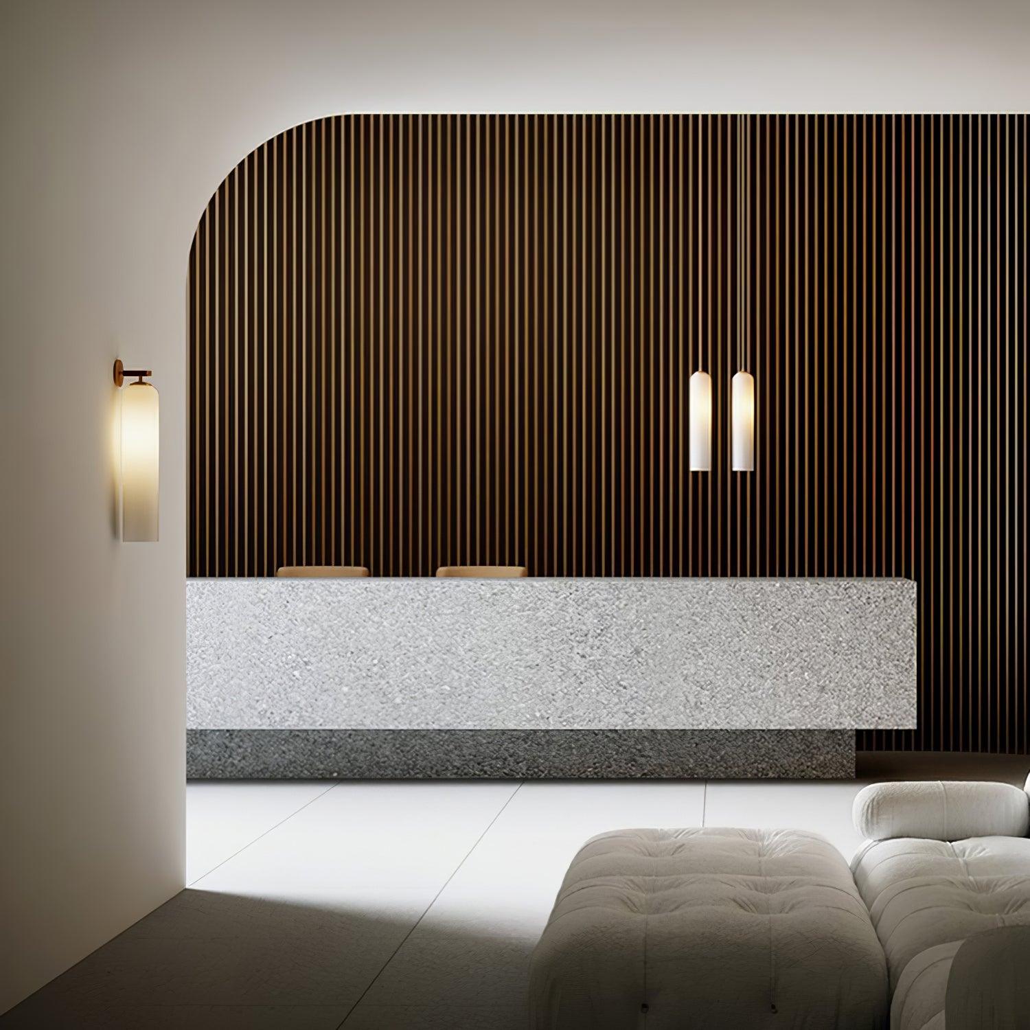 June Glass Indoor Wall Lamp Cylindrical - Lamp Outdoor