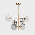 Aurora Chandelier Smoke Glass Round Layered - Lamp Outdoor