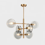 Aurora Chandelier Smoke Glass Round Layered - Lamp Outdoor