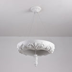 Rococo Plaster Pendant Chandelier - Lamp Outdoor