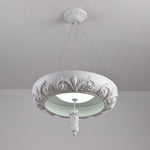 Rococo Plaster Pendant Chandelier - Lamp Outdoor