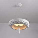 Rococo Plaster Pendant Chandelier - Lamp Outdoor