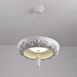 Rococo Plaster Pendant Chandelier - Lamp Outdoor