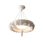 Rococo Plaster Pendant Chandelier - Lamp Outdoor