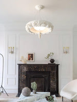 Rococo Plaster Pendant Chandelier - Lamp Outdoor