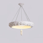 Rococo Plaster Pendant Chandelier - Lamp Outdoor