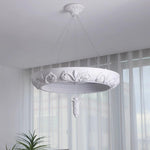 Rococo Plaster Pendant Chandelier - Lamp Outdoor