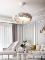 Rococo Plaster Pendant Chandelier - Lamp Outdoor