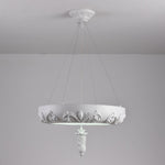 Rococo Plaster Pendant Chandelier - Lamp Outdoor