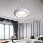 Rococo Plaster Pendant Chandelier - Lamp Outdoor