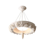 Rococo Plaster Pendant Chandelier - Lamp Outdoor