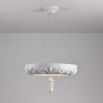 Rococo Plaster Pendant Chandelier - Lamp Outdoor