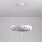 Rococo Plaster Pendant Chandelier - Lamp Outdoor