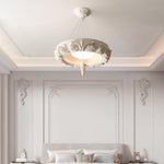 Rococo Plaster Pendant Chandelier - Lamp Outdoor