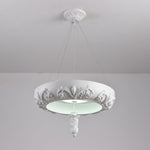 Rococo Plaster Pendant Chandelier - Lamp Outdoor