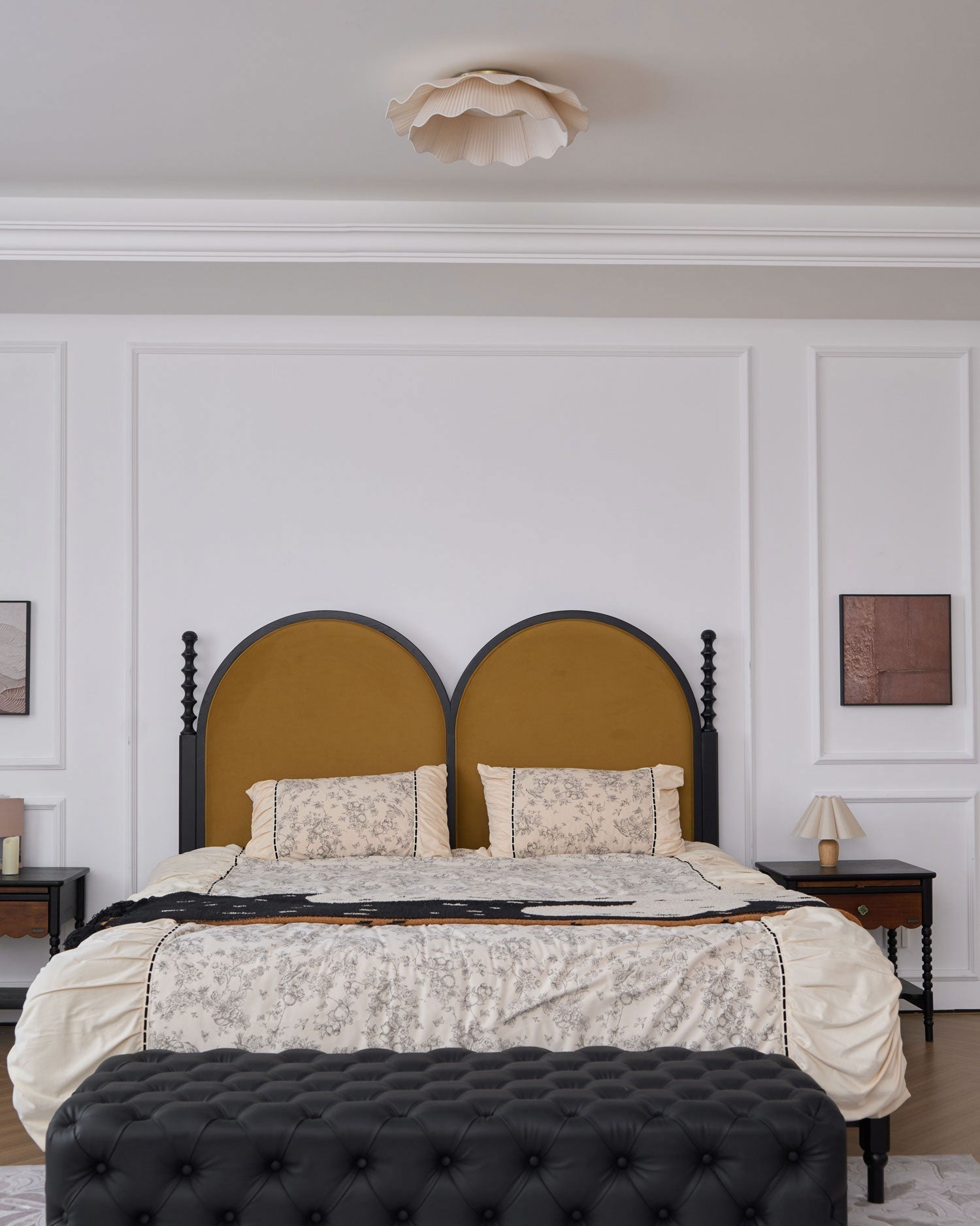 Arwen Fabric Wave Ceiling Lamp - Lamp Outdoor