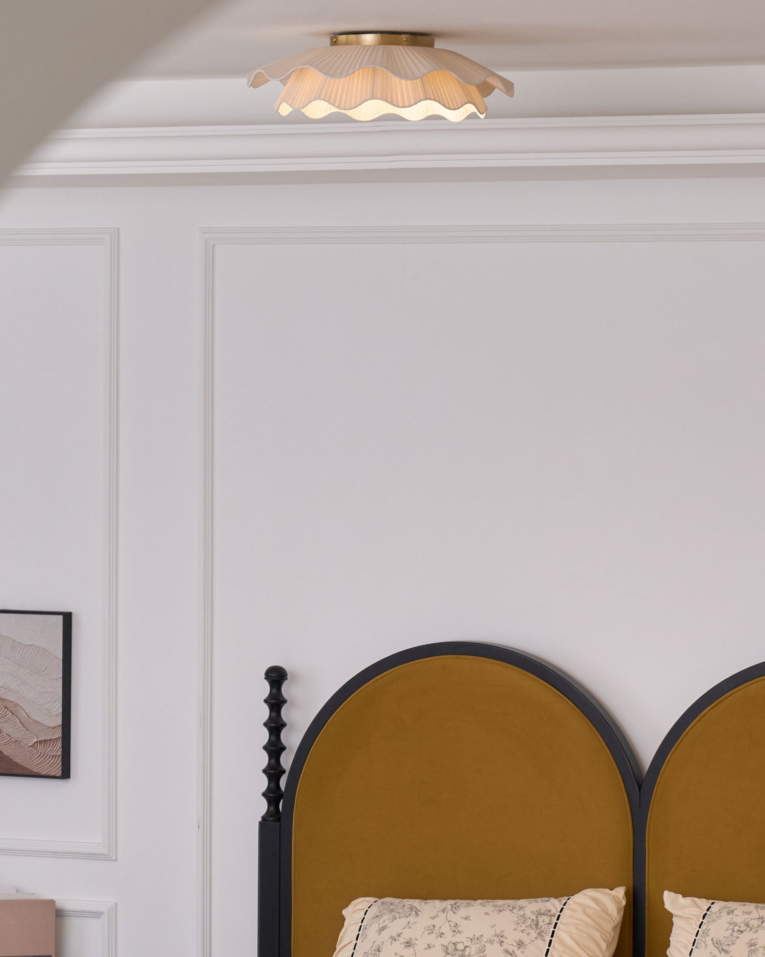 Arwen Fabric Wave Ceiling Lamp - Lamp Outdoor