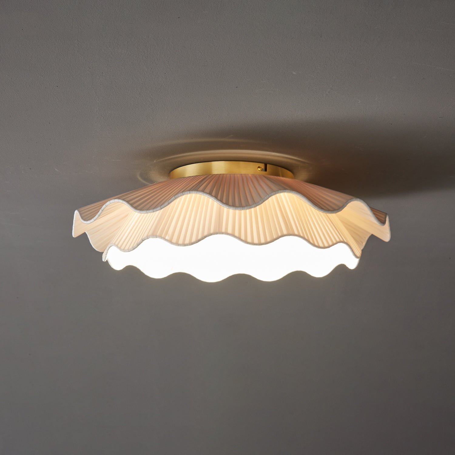 Arwen Fabric Wave Ceiling Lamp - Lamp Outdoor