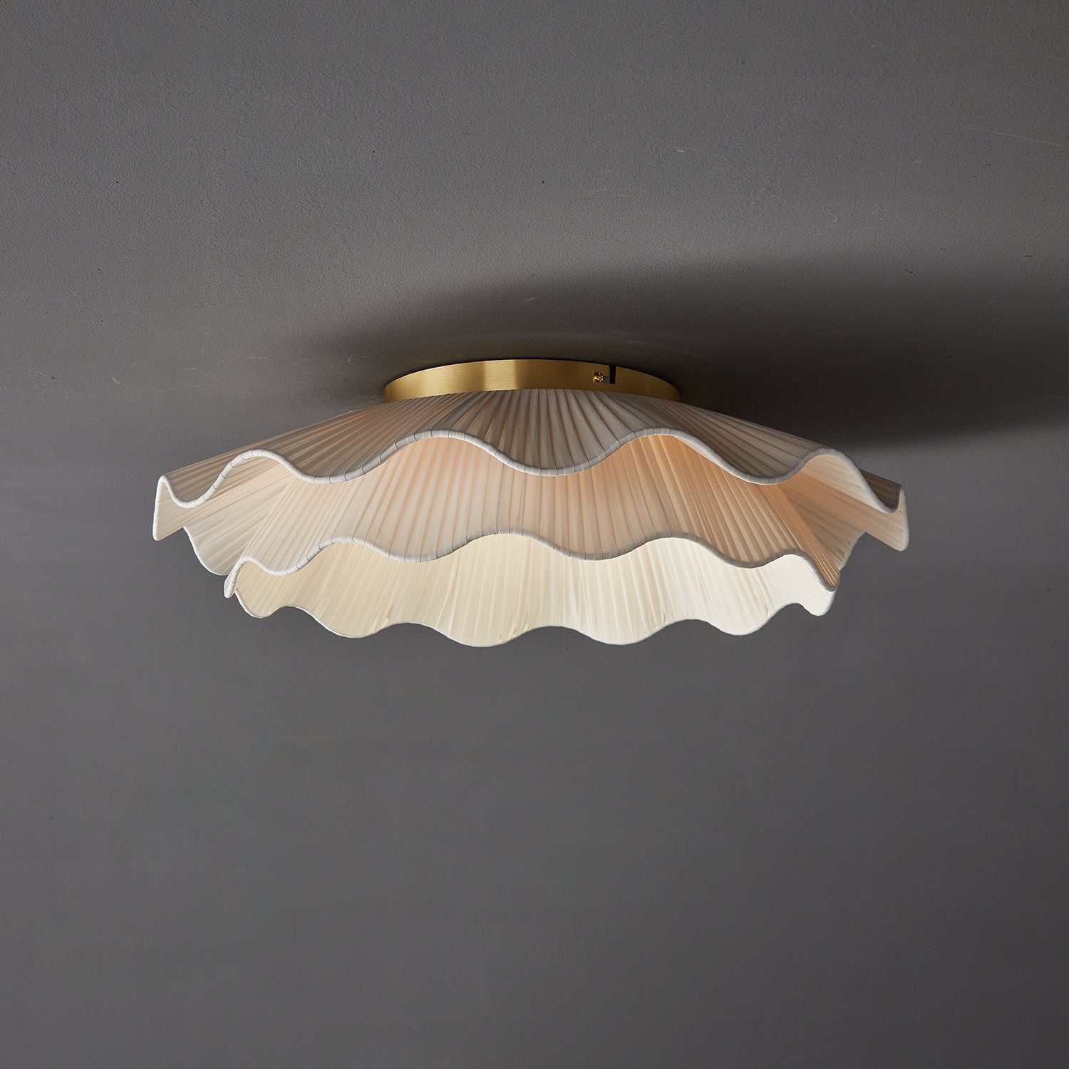 Arwen Fabric Wave Ceiling Lamp - Lamp Outdoor