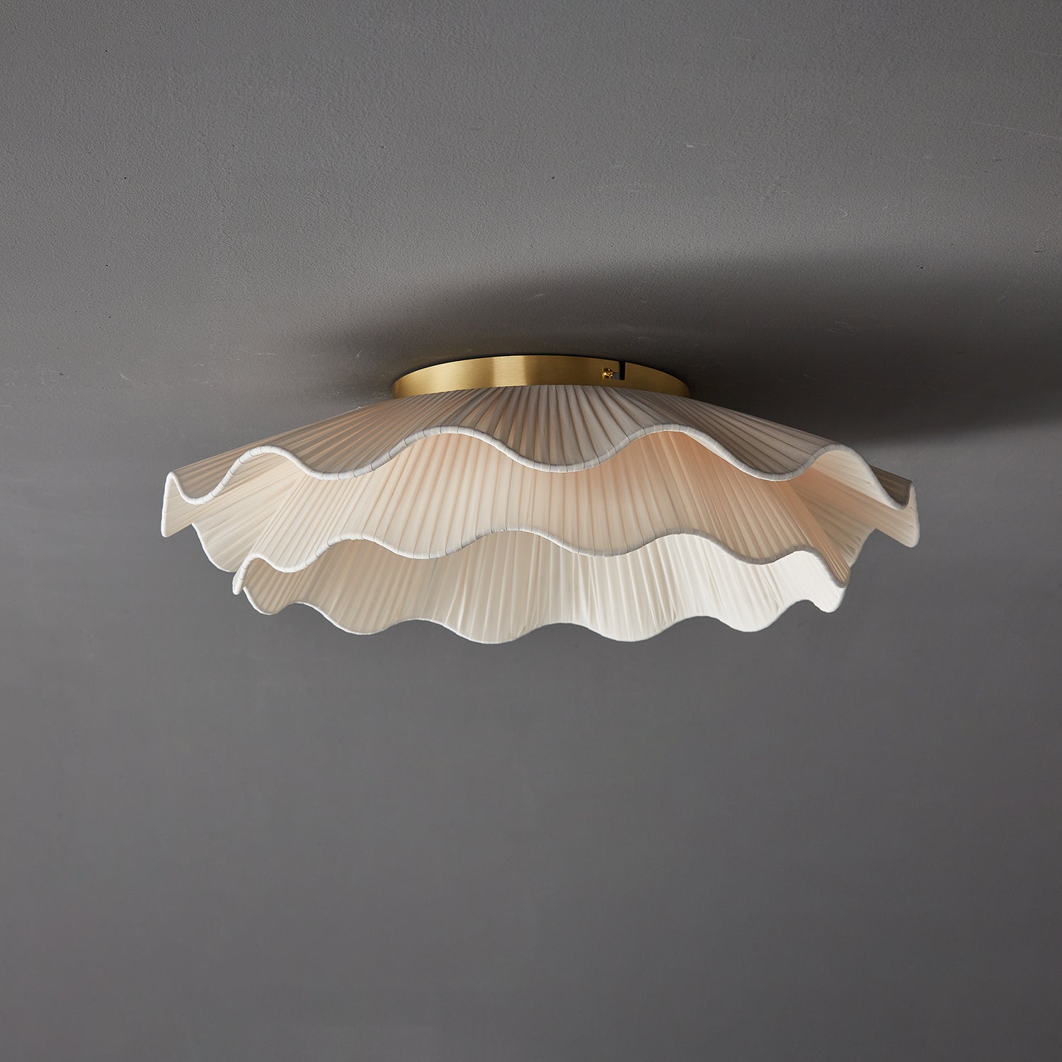 Arwen Fabric Wave Ceiling Lamp - Lamp Outdoor