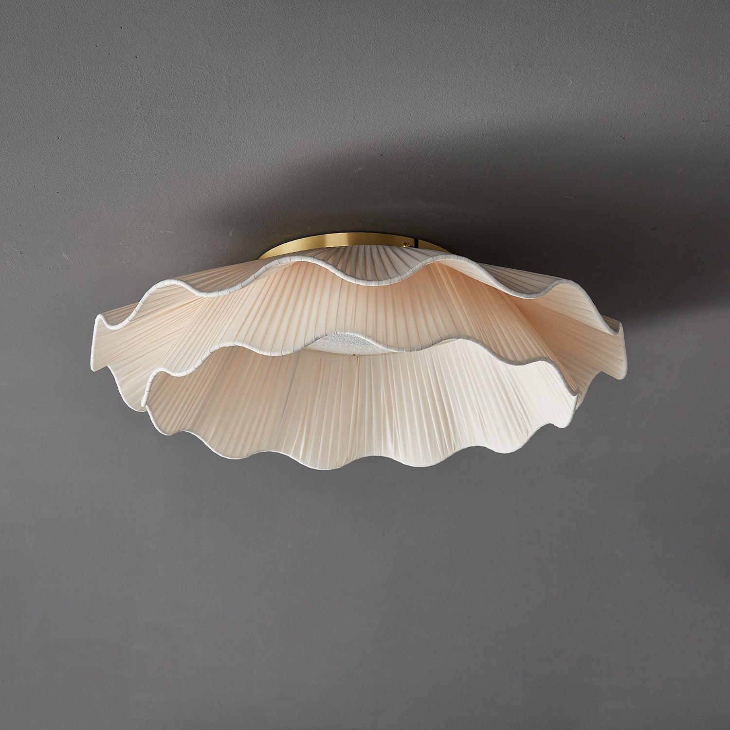 Arwen Fabric Wave Ceiling Lamp - Lamp Outdoor