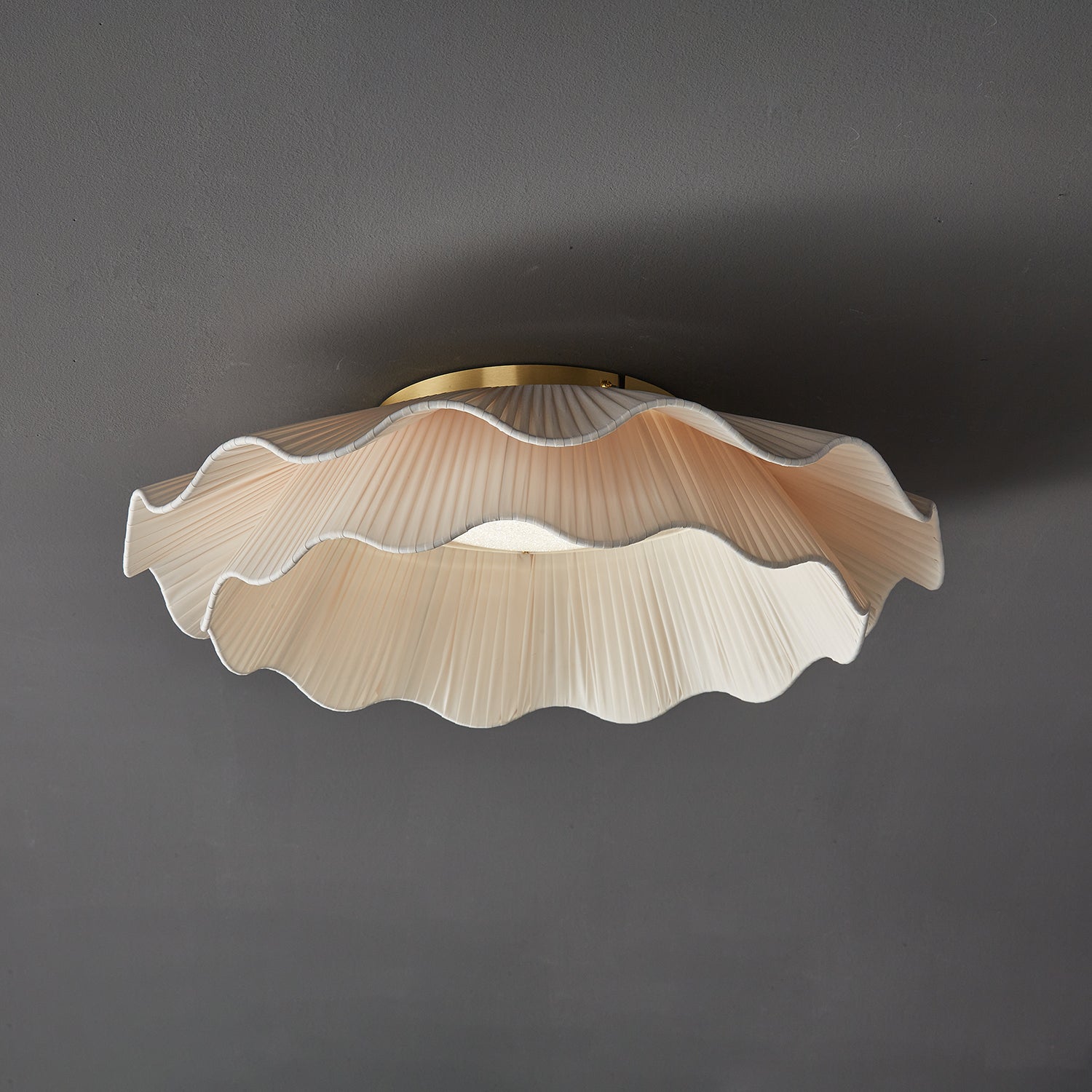 Arwen Fabric Wave Ceiling Lamp - Lamp Outdoor