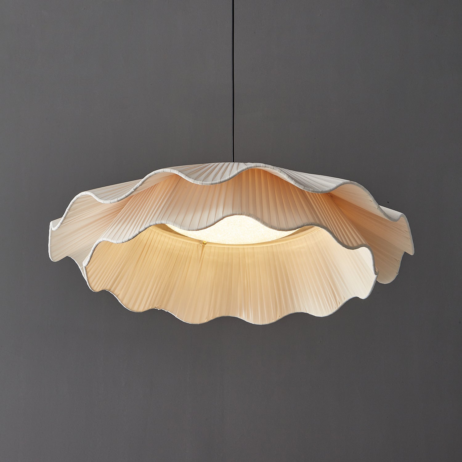 Arwen Fabric Wave Pendant Lamp - Lamp Outdoor