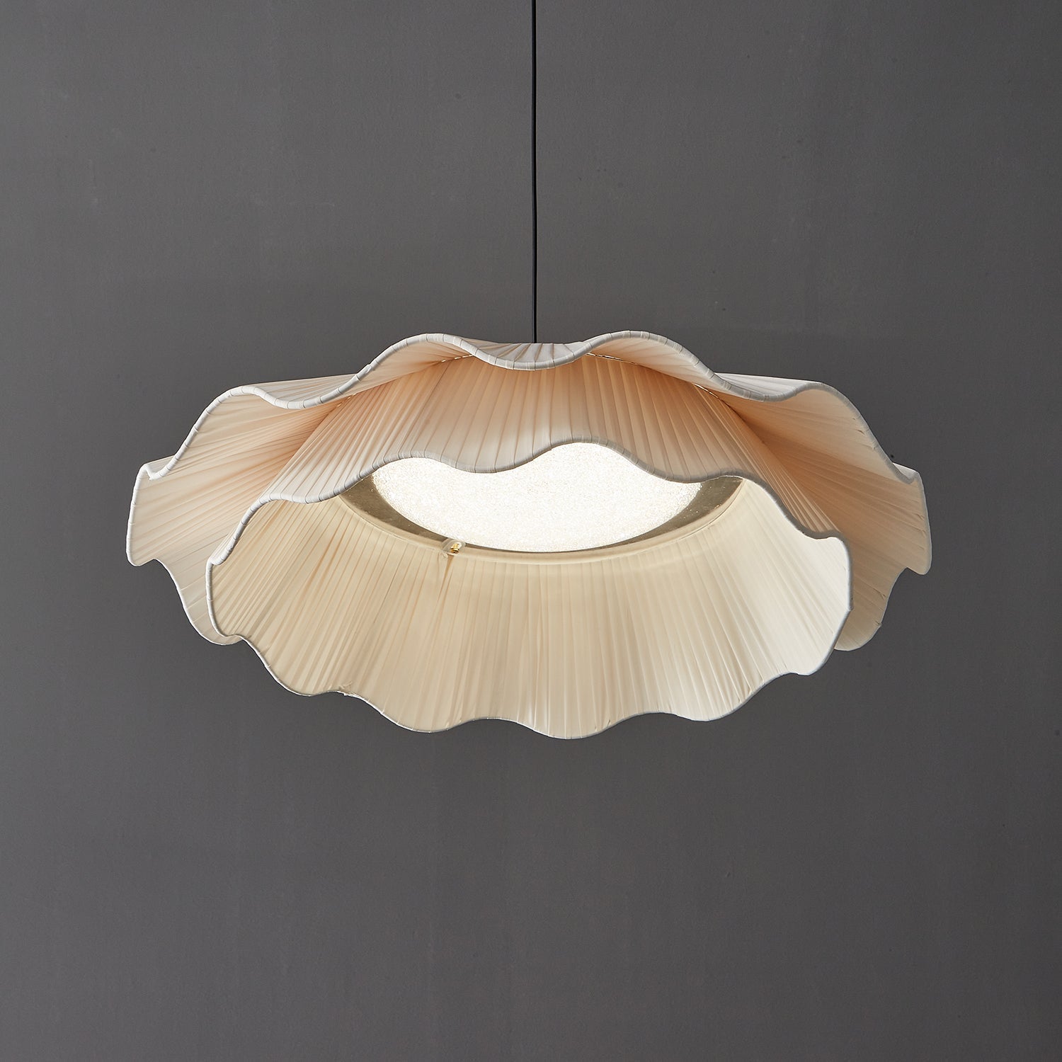 Arwen Fabric Wave Pendant Lamp - Lamp Outdoor