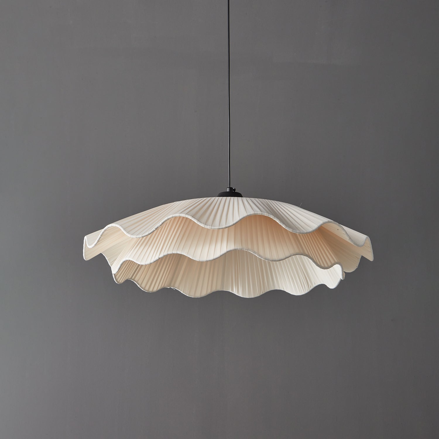 Arwen Fabric Wave Pendant Lamp - Lamp Outdoor
