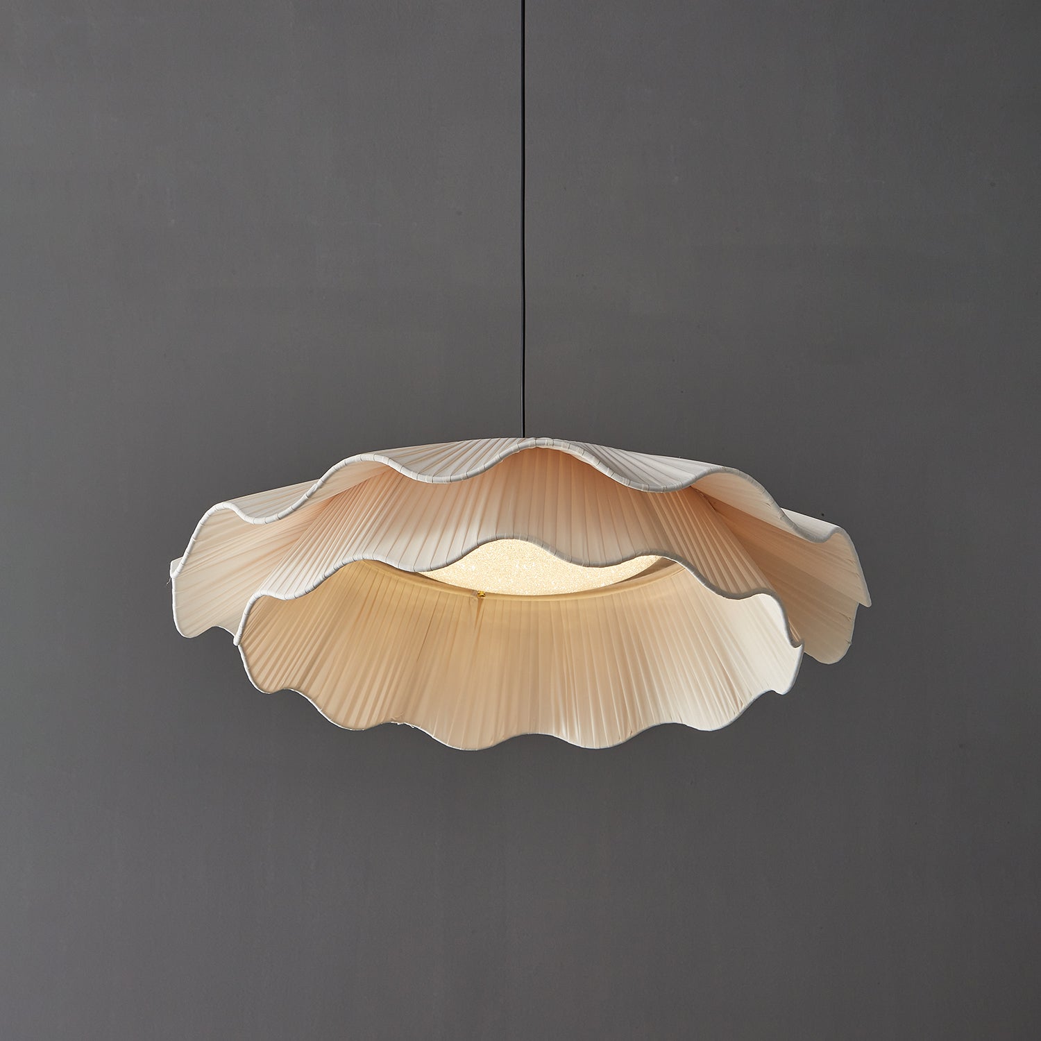 Arwen Fabric Wave Pendant Lamp - Lamp Outdoor