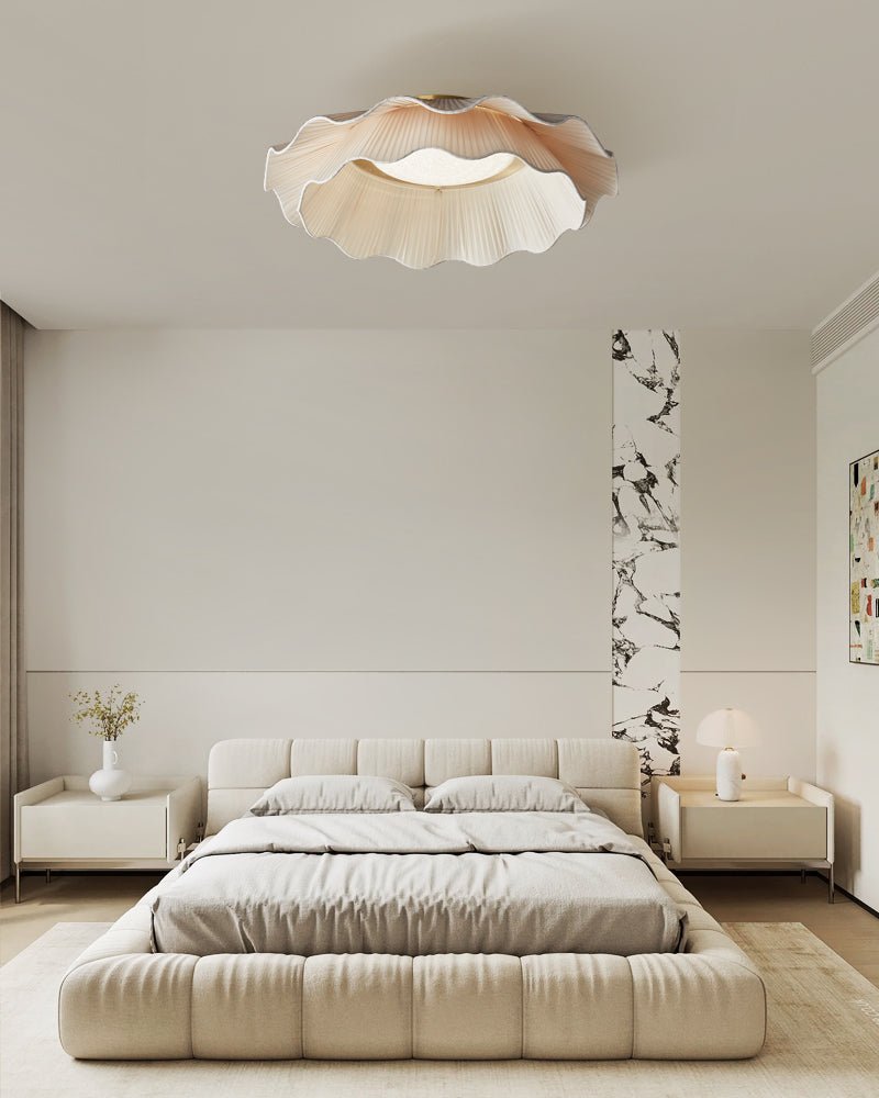 Arwen Fabric Wave Ceiling Lamp - Lamp Outdoor