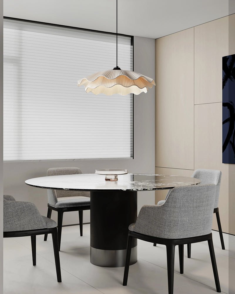 Arwen Fabric Wave Pendant Lamp - Lamp Outdoor