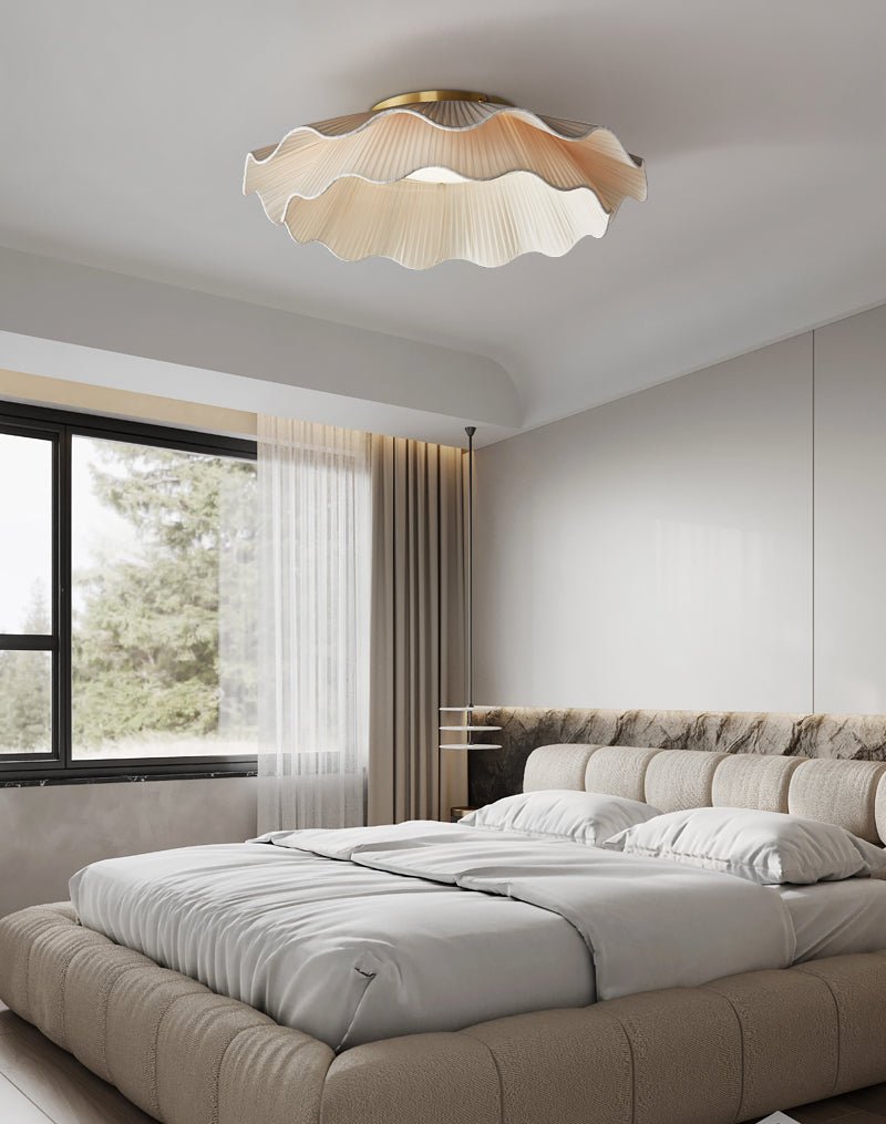 Arwen Fabric Wave Ceiling Lamp - Lamp Outdoor
