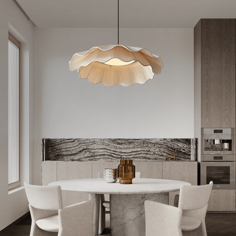 Arwen Fabric Wave Pendant Lamp - Lamp Outdoor