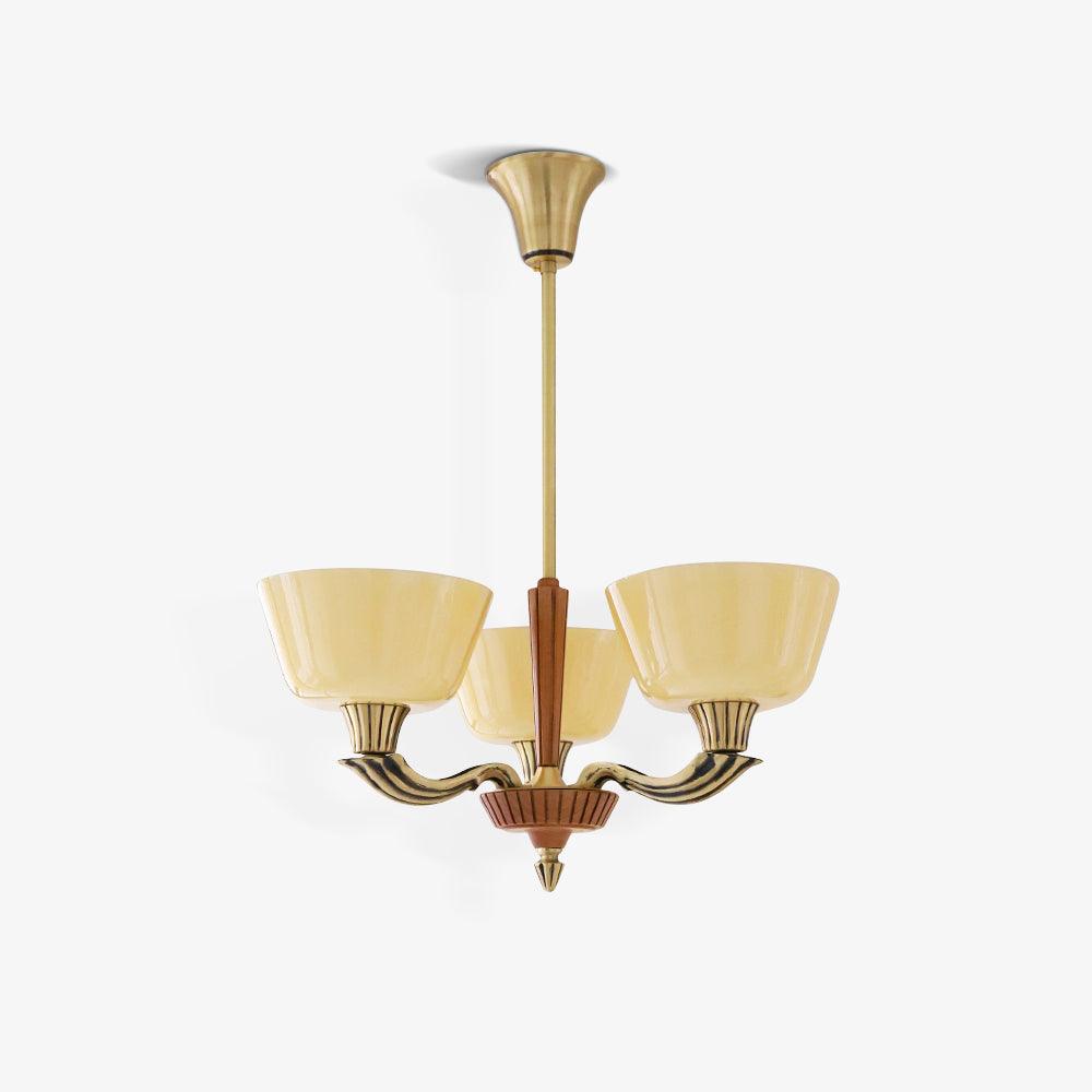 Lustra Chandelier Flared Shade Vintage - Lamp Outdoor