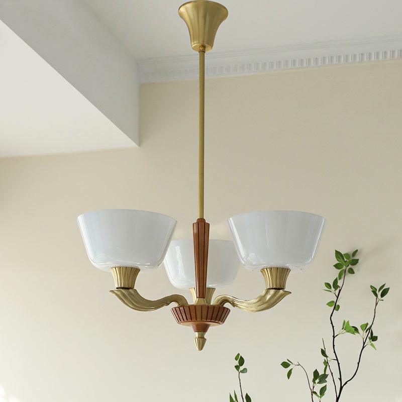 Lustra Chandelier Flared Shade Vintage - Lamp Outdoor