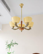 Lustra Chandelier Flared Shade Vintage - Lamp Outdoor