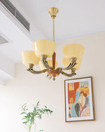 Lustra Chandelier Flared Shade Vintage - Lamp Outdoor