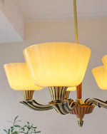 Lustra Chandelier Flared Shade Vintage - Lamp Outdoor