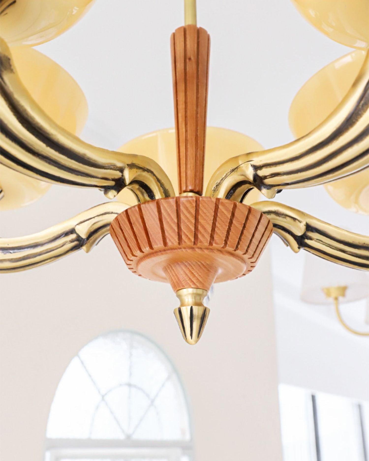 Lustra Chandelier Flared Shade Vintage - Lamp Outdoor
