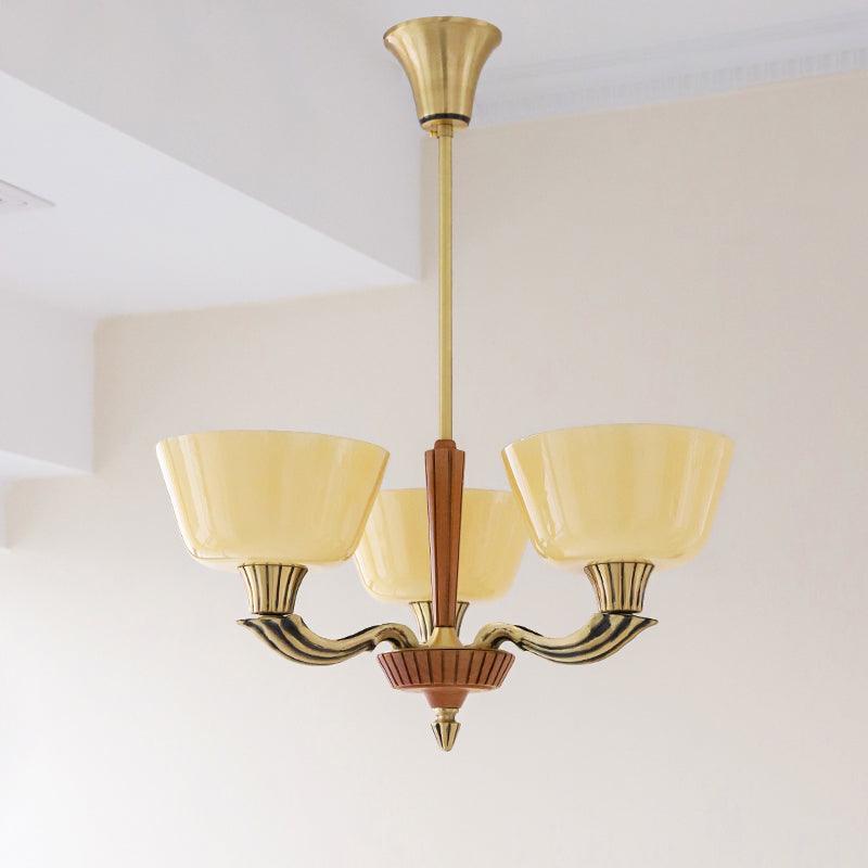 Lustra Chandelier Flared Shade Vintage - Lamp Outdoor