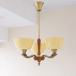 Lustra Chandelier Flared Shade Vintage - Lamp Outdoor